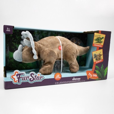 Plišani dinosaur s funkcijom reprodukcije zvuka, zelena