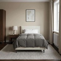 Ljetni pokrivač, 135 x 220 cm, mikrovlakna, svijetlo siva