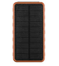 CELLULARLINE Prijenosna solarna baterija Solar 10,000 mAh IP65 LED svjetiljka PBSOLAR10000O, crna