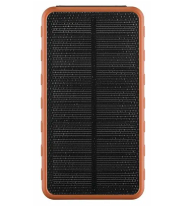 CELLULARLINE Prijenosna solarna baterija Solar 10,000 mAh IP65 LED svjetiljka PBSOLAR10000O, crna