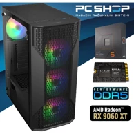 MAGAZINRS Stolno računalo Gamer / AMD Ryzen 5 7500X3D, 32 GB DDR5, 1 TB SSD, FreeDOS