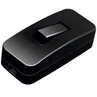 HOME Strujni prekidač, 4A / 250V, crni - NV 1K /BK