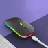 ALOGY Gaming miš Slim RGB, bežični, crna