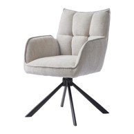 UNIQUE FURNITURE Krem blagovaonske stolice u setu 2 kom Marilla