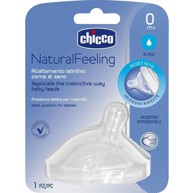 CHICCO Sisač silikon Natural Feeling 0+
