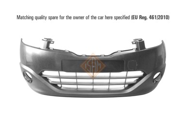 ISAM Prednji branik Nissan Qashqai, 07-14, 10-