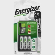 ENERGIZER Punjač punjivih baterija Maxi ACCU HR6 POW + 2 AA, 2000 mAh