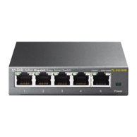 TP-LINK Mrežni switch TL-SG105E, 5-portni Gigabit, stolni, crni