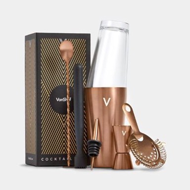 VONSHEF Set za koktele Boston, 6 dijelova, 550 ml, bakreni