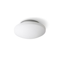RENDL Stropna lampa, Sara LED 26, opal staklo/krom, 230V, LED, 12W, IP44, 3000K, krom