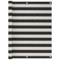 Balkonski zastor 120 x 400 cm antracit, HDPE