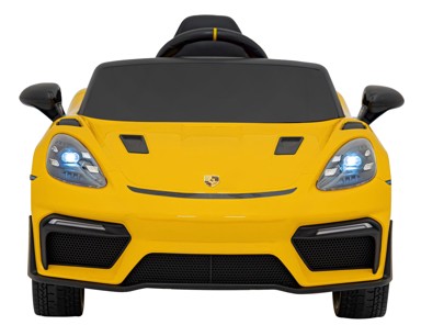 Auto na akumulator PORSCHE 718, žuti