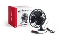 AMIO Ventilator za auto s vakumskim prihvatom, miniFAN, 12V