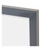 Sivi plastični stojeći/viseći okvir 17x22 cm