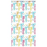 Rolo zavjesa za tuš s kazetom, 120x240 cm, šarena