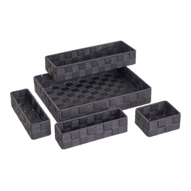 CASA SELECCIÓN Tekstilni organizatori za ladice u setu 5 kom 