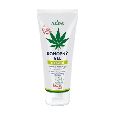 ALPA Gel za masažu s konopljom, 100 ml