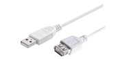 GBC USB produžni kabel USB-A muški na USB-A ženski, 0,5 m, bijela