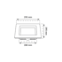 GREEN TECH Ugradni LED panel 24 W 3 CCT kvadratni