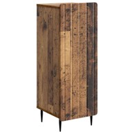 Komoda uz krevet, dimenzije 34,5 x 33 x 92 cm, konstruirano drvo, staro drvo