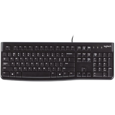 LOGITECH Tipkovnica K120, crna