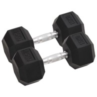Jednoručni utezi, 2 kom, 30 kg, od lijevanog željeza