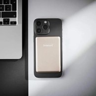 INTENSO Powerbank MW10000, 10. 000 mAh, magnetsko bežično punjenje, champa