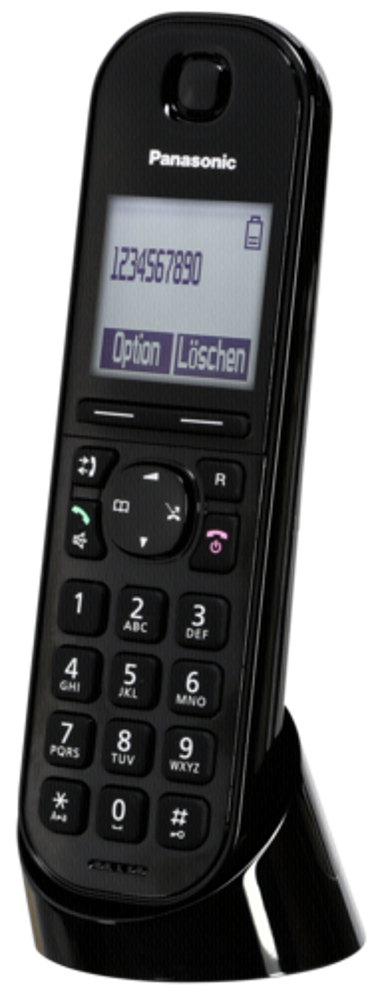 PANASONIC Bežićni kućni telefon KX-TGQ200GB crni