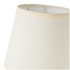 CASA SELECCIÓN Bijela/krem stolna lampa keramička s tekstilnim sjenilom (visina 24 cm) 