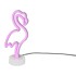 TRIO Bijela LED stolna lampa (visina 29 cm) Flamingo 