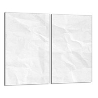 TMK Staklena zaštita za štednjak ili ploču za kuhanje iz dva dijela 30x52, bijela