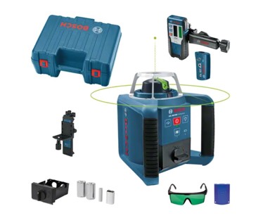 BOSCH Građevinski laser GRL300HVG 0601061701, Varta punjač s D-Cell i 9V baterijama, set