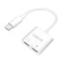 LOGILINK Adapter USB-C na 2x USB-C (PD 60W / audio), siva