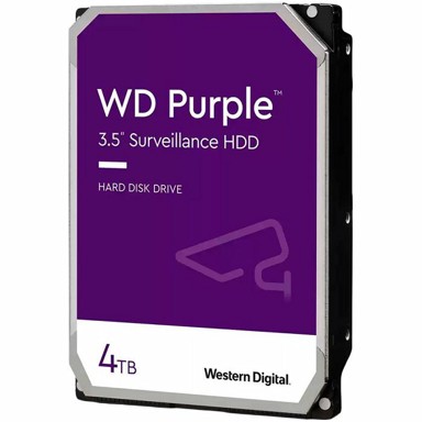 WESTERN DIGITAL Tvrdi disk HDD Purple, 4TB, 3.5'', SATA 6Gb/s, 5400rpm, 256MB, WD43PURZ