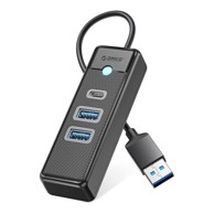 ORICO USB hub PWC2U-U3, 2 x USB 3.0, USB-C, 1 m, crni