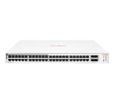 HPE ARUBA Networking Switch Instant On 1830, 48G, 24p Class4 PoE, 4SFP, 370W, upravljivi L2 Gigabit Ethernet (10/100/1000), Power over Ethernet (PoE), 1U