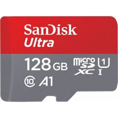 SANDISK Memorijska kartica microSDXC SDSQUAB-128G-GN6MA, 128GB, A1 class 10, UHS-I, adapter