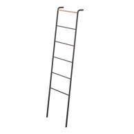 YAMAZAKI Crne dekorativne ljestve s detaljima od bukovine Tower Ladder