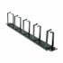 VALUE Organizator kabela za rack, 1U, metalni