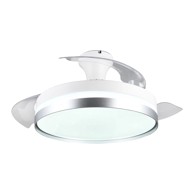 TRIO Bijela/u srebrnoj boji LED stropna svjetiljka Lindberg