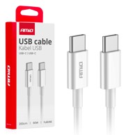AMIO Kabel USB-C u USB-C, 60W, 200 cm