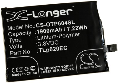 Baterija za Smartphone Alcatel One Touch Pop Up / OT-6044 / Typ TLp020EC