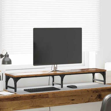 Stalak za monitor, 105×23×15.5 cm, konstruirano drvo, staro drvo