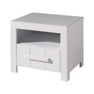 VIPACK Bijeli dječji noćni ormarić Erik