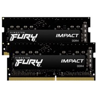 KINGSTON Fury Impact KF432S20IBK2/32, Radna memorija SO-DIMM PC-25600, 32GB, DDR4 3200MHz, kit 2x16GB