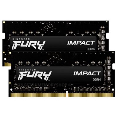 KINGSTON Fury Impact KF432S20IBK2/32, Radna memorija SO-DIMM PC-25600, 32GB, DDR4 3200MHz, kit 2x16GB