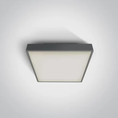 Plafonjera, LED, 16W, 960 lm, 3000 K, 230V, IP65, DM67282N/AN/W, antracit
