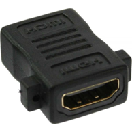 INLINE HDMI adapter ženski na HDMI A, crni