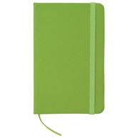 Notes A6, crte, 96 listova, šamoa, s gumicom, svijetlozeleni