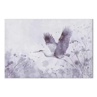 Slika Veličanstven let, ždral u letu u monokromu, 60x40 cm, akustična